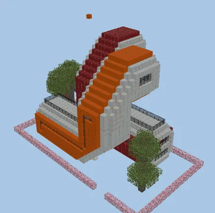 Futuristic Blackstone House Minecraft schematic preview