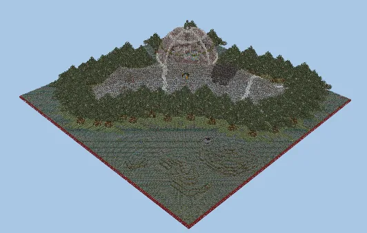 Modern House Spawn Minecraft schematic preview