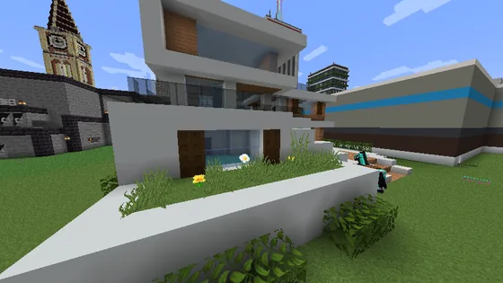 Modern Mansion Build Minecraft schematic