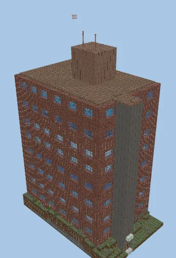 Modern Office Tower Minecraft schematic preview