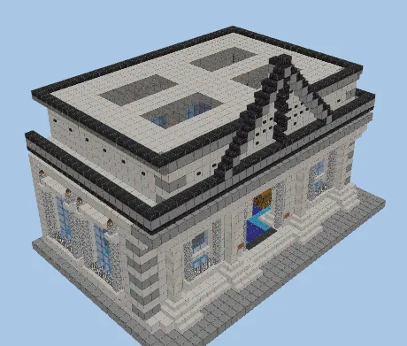 Modern Quartz Reserve Bank Minecraft schematic