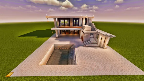 Modern Residence 001 Minecraft schematic