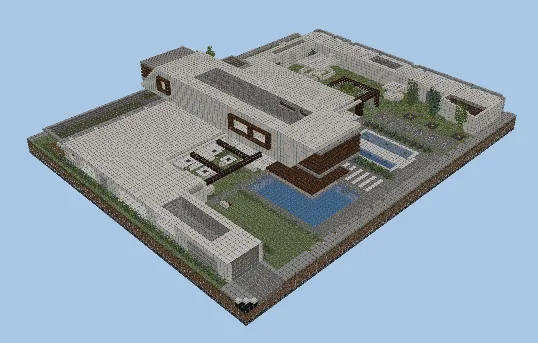 Modern Residence 20 Minecraft schematic preview