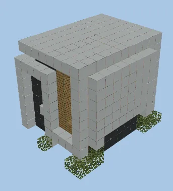 Modern Small House Minecraft schematic preview
