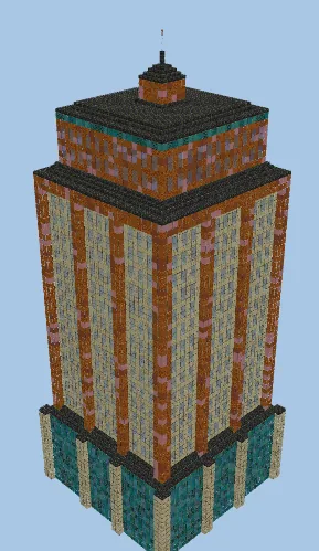 Modern Style Tower Minecraft schematic
