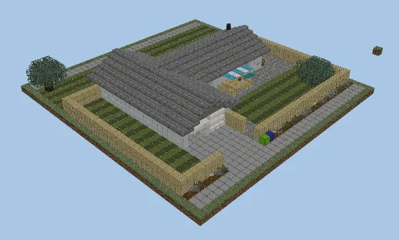 Modern Suburban Home Design Minecraft schematic preview