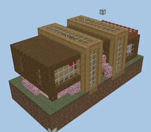 Modern Two Story House Minecraft schematic