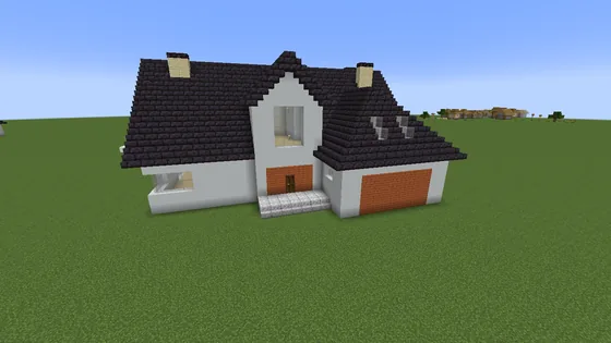 Modern Unfurnished House Minecraft schematic
