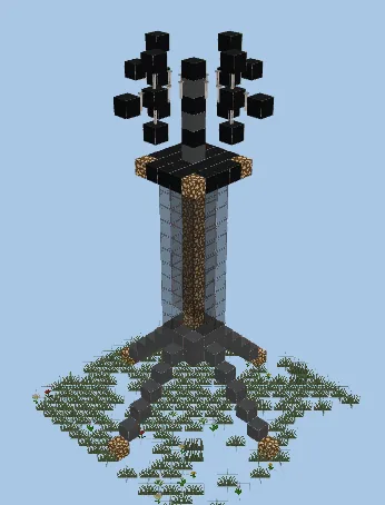 Modern Wi-Fi Station Tower Minecraft schematic