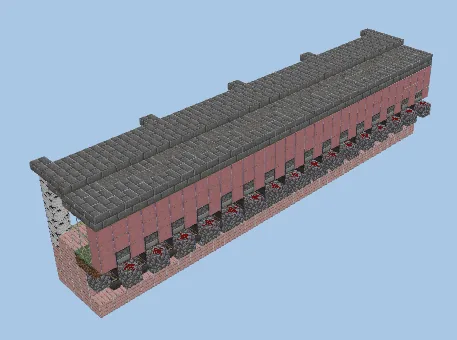 Modular Automatic Wool Farm Minecraft schematic