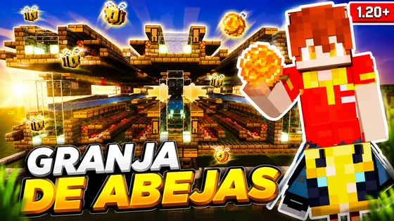 Modular Industrial Bee Farm Design Minecraft schematic
