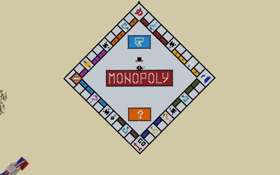 Monopoly Board Game Build Minecraft schematic
