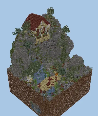 Mountain Plot Build Minecraft schematic preview
