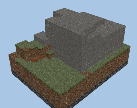 Mountain Secret Passage Minecraft schematic