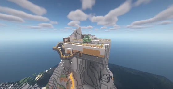 Mountain Villa with Terrace Minecraft schematic