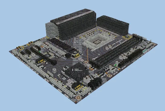 MSI PRO B660-A Motherboard Schematic Minecraft schematic
