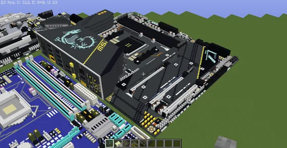MSI X570S-ACE MAX Motherboard Schematic Minecraft schematic