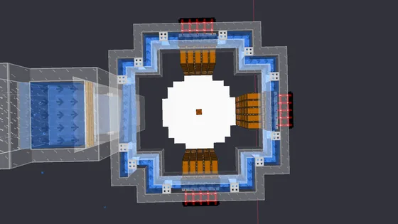 Multi-Level Mob Farm with Storage Minecraft schematic