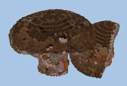 Mushroom House Minecraft schematic