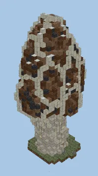Mushroom House Build Minecraft schematic