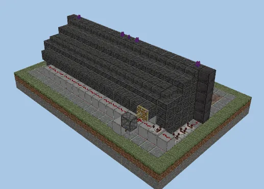 Music Record Detector With Turntable Minecraft schematic