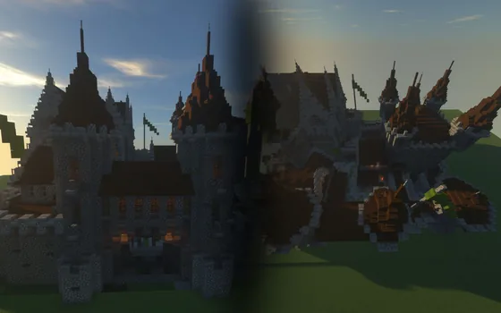 Mysterious Grimwood Castle Minecraft schematic