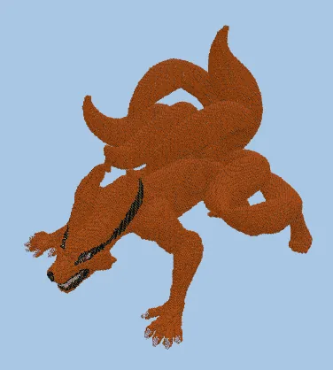 Naruto Kurama Statue Minecraft schematic