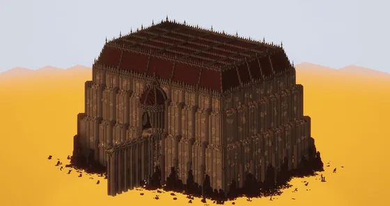 Nether Bastion Structure Minecraft schematic