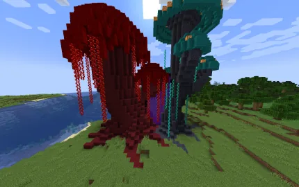 Nether Mushroom Portal Minecraft schematic