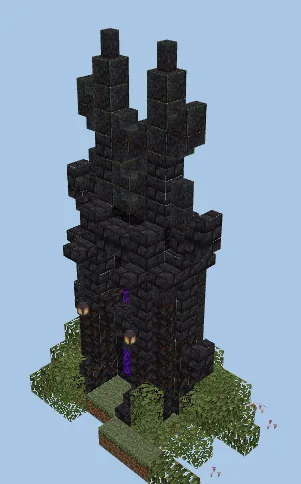 Nether Portal Decor Minecraft schematic
