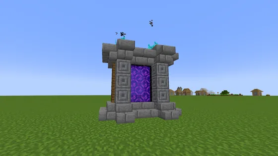 Nether Portal Design Minecraft schematic