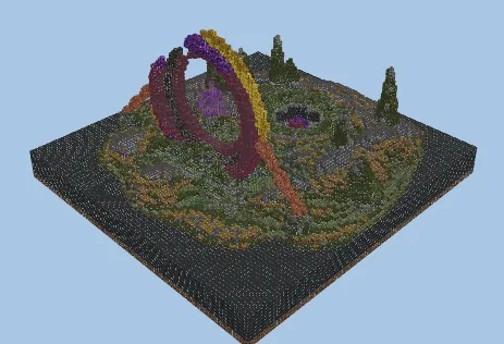 Nether Portal Structure Minecraft schematic