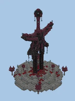 Nether Portal Sword Structure Minecraft schematic preview