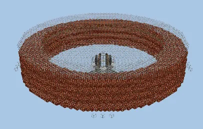 Nether Roof Gold Farm with Automatic Crafting Modules Minecraft schematic preview