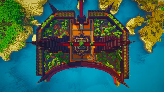 Nether Ziggurat Temple Minecraft schematic