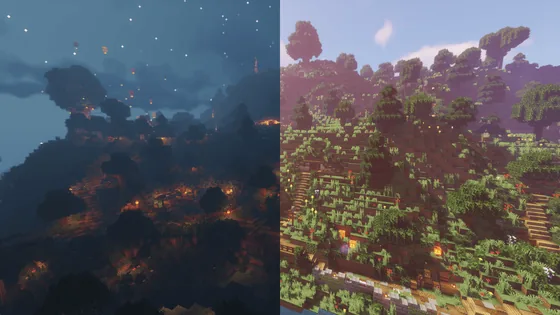 Lord Of The Rings Hobbiton Village Build Minecraft schematic