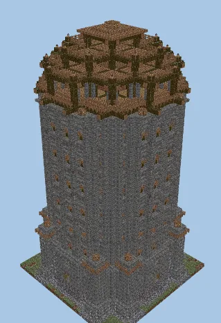 NewWorld Burgfried Castle Tower Minecraft schematic preview
