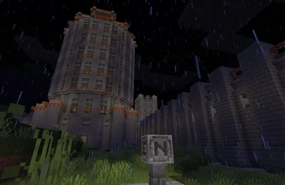 NewWorld Burgfried Castle Tower Minecraft schematic