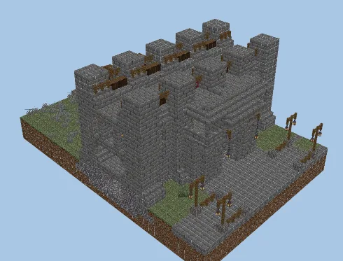NewWorld Gate Structure Minecraft schematic