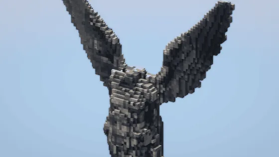 Nike of Samothrace Statue Minecraft schematic