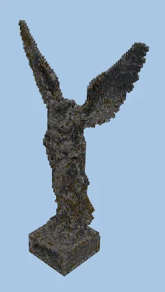Nike of Samothrace Statue Minecraft schematic