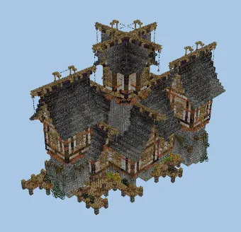 Oak Tree Farm Structure Minecraft schematic preview