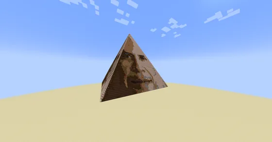 Obama Pyramid Structure Minecraft schematic