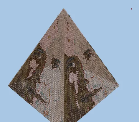 Obama Pyramid Structure Minecraft schematic