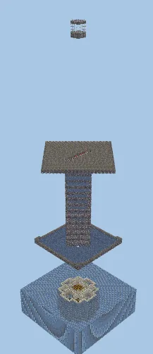 Ocean Mob Farm With AFK And Storage Minecraft schematic