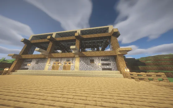 Ocean View Survival House Minecraft schematic