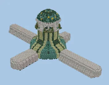Oceanic Trading Hall for Villagers Minecraft schematic