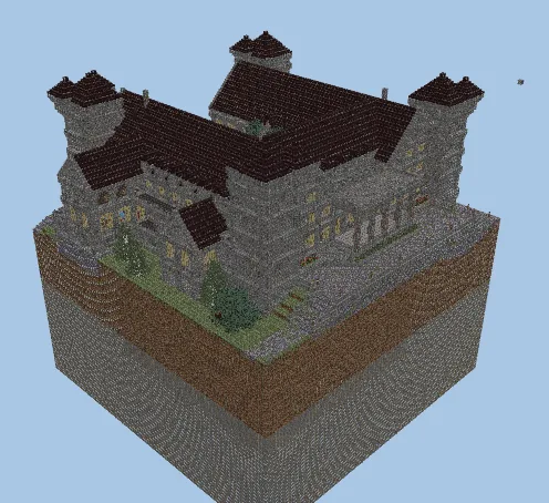Olaf Castle Build Minecraft schematic preview