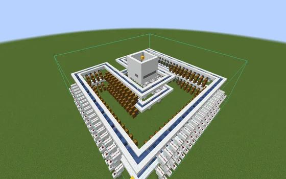 Oneblock Item Sorter System Minecraft schematic