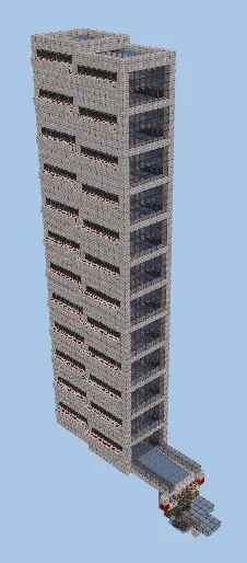 Optimized Kelp XP Farm Minecraft schematic
